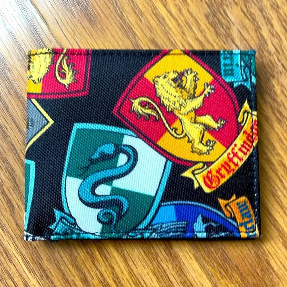 Movie Harry Potter Hogwarts Houses Bioworld Novelty Bifold Wallet